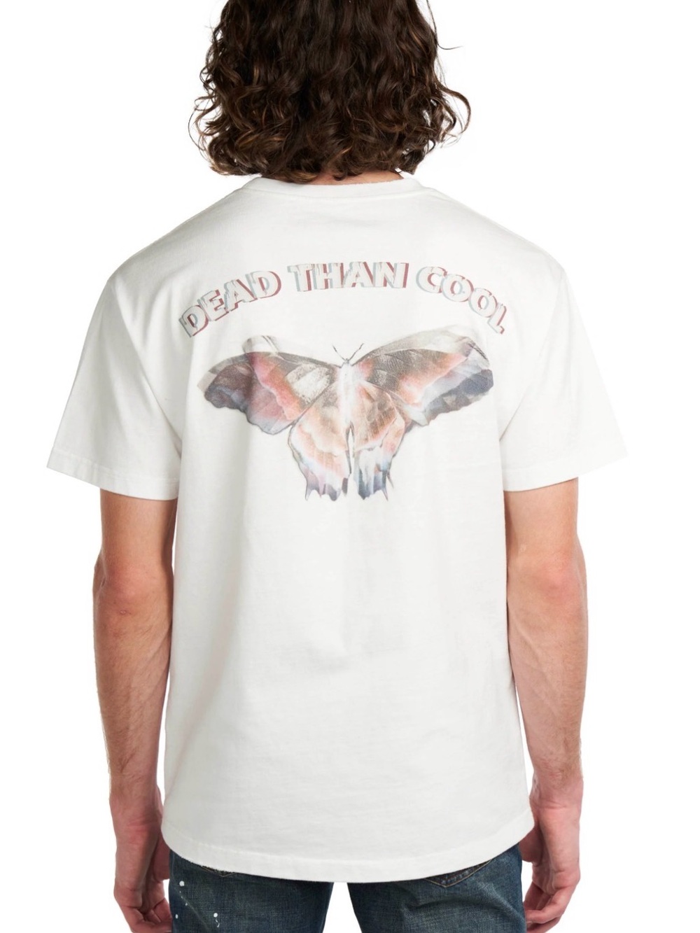 Dead Than Cool White X-Ray Butterfly T Size XXL Grungecore Men’s NWT